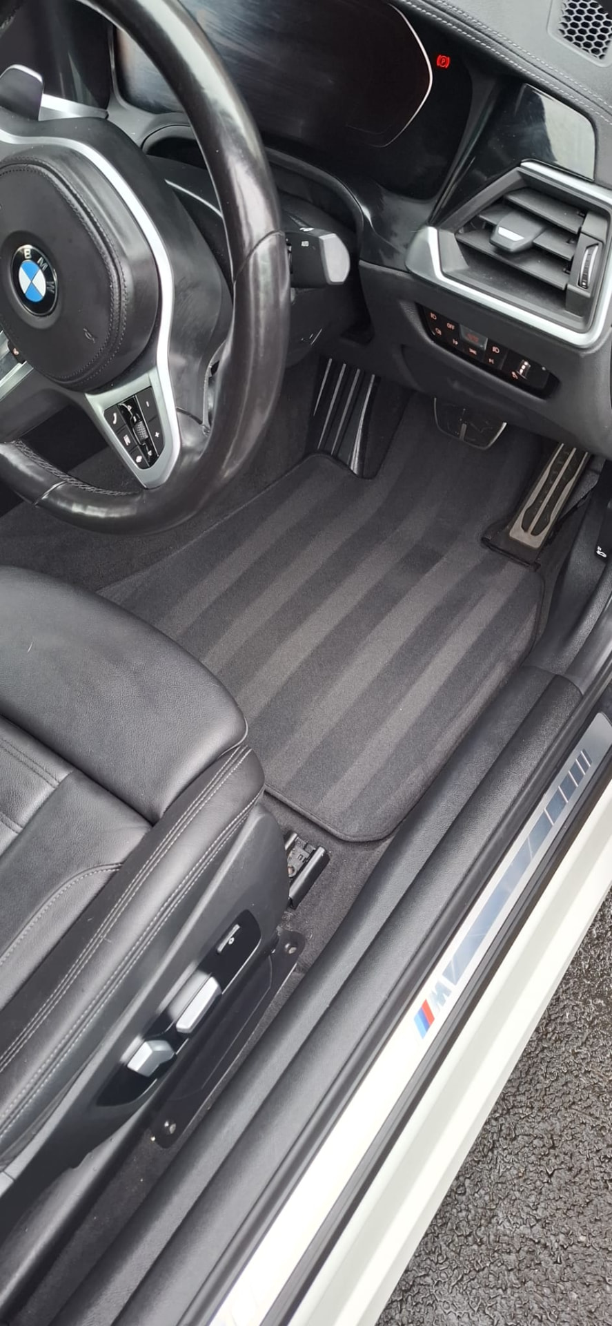BMW M Sport interior carpets cleaned