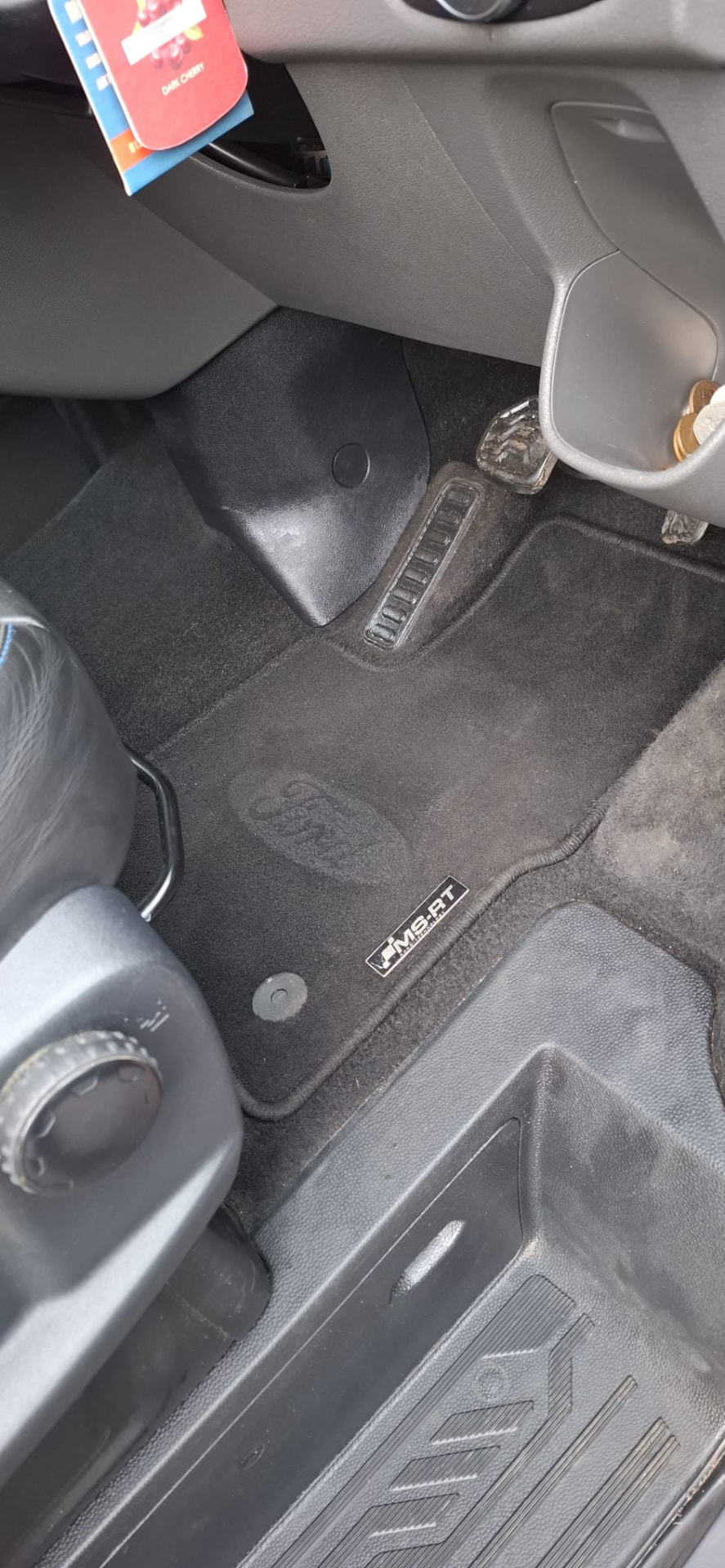 Ford MS-RT footwell and mats cleaned